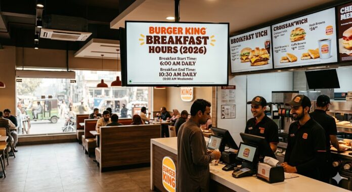 Burger king breakfast hours